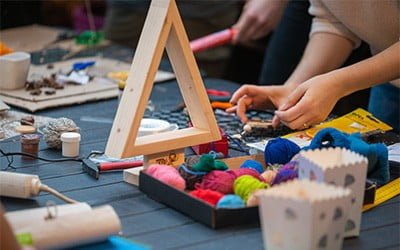 Christmas workshop in the spirit of ecology