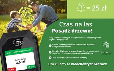 Na ratunek rodzimej przyrodzie, czyli „Czas na las” wspólnie z Auchan