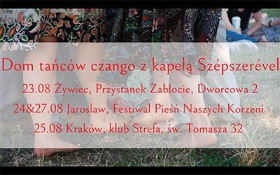 Warsztaty i potańcówka czango w Żywcu i Jarosławiu