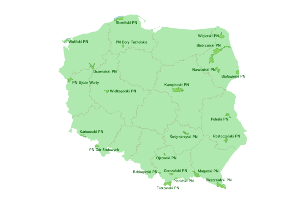 parki narodowe ochrona przyrody w polsce